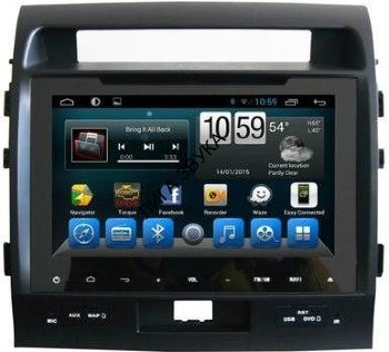 Штатная магнитола Toyota Land Cruiser 200 2007-2015 Elegance CarWinta QR-9006 CarWinta QR-9006 - Штатная магнитола для Toyota Land Cruiser 200 2007-2015 Elegance, 9", Android 4.4, 4-ЯДРА 