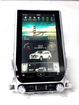 Штатная магнитола Toyota Land Cruiser 200 2016-2019 Carwinta CF-3135PX6 Tesla Style Магнитола для Toyota LC 200 (2016-2019) стиль Tesla