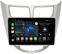 Штатная магнитола Canbox M-Line 4542-9270 Hyundai Solaris, Accent IV 2010-2017 серебро Android 4G-SIM, 4/64, DSP, QLed