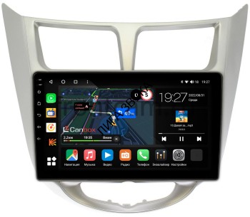 Штатная магнитола Canbox M-Line 4542-9270 Hyundai Solaris, Accent IV 2010-2017 серебро Android 4G-SIM, 4/64, DSP, QLed Штатная магнитола Canbox M-Line 4542-9270 Hyundai Solaris, Accent IV 2010-2017 серебро Android 4G-SIM, 4/64, DSP, QLed