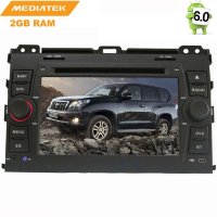 Штатная магнитола Toyota Land Cruiser Prado 120 2002-2009 LeTrun 1331 Android 6.0.1 7 дюймов 4G LTE 2GB