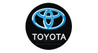 Светодиодная подсветка в дверь автомобиля с логотипом Toyota (синий/белый) MyDean CLL-002
