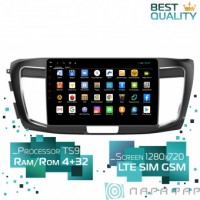 Штатная магнитола Honda Accord IX 2013-2015 CR2 Parafar PF400XHD Android 8.1.0 4G LTE   