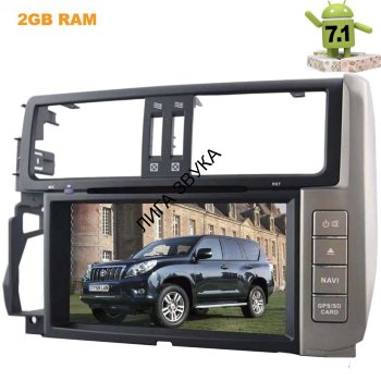 Штатная магнитола Toyota Land Cruiser Prado 150 2009-2013 LeTrun 2024 JBL LeTrun 2024 - Штатная магнитола Toyota Prado 150 09-13 Android 7.1.1 поддержка JBL