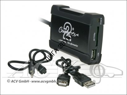 USB интерфейс ACV 44ukis002 для автомобилей Kia всех моделей с 12-PIN разъёмом  