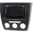 Переходная рамка 2-DIN SKODA Yeti 2009+ (без климат-контроля) CARAV 11-584 