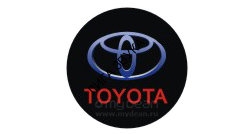 Светодиодная подсветка в дверь автомобиля с логотипом Toyota (синий/красный) MyDean CLL-003