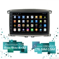Штатная магнитола Toyota Land Cruiser 100 1998-2007 Parafar PF457XHD Android 8.1.0 4G LTE  