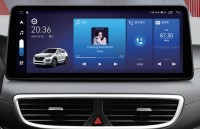 Штатная магнитола Hyundai Tucson 2018-2021 Carmedia HP-H1202 экран 12.3" на Android, ТОП процессор, 6Гб+128Гб, Carplay, 4G SIM-слот