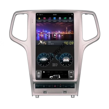 Штатная магнитола Jeep Grand Cherokee 2013-2022 Carmedia ZF-1823G-DSP шампань Android Tesla Штатная магнитола для Jeep Grand Cherokee 2014+ Carmedia ZF-1823G-DSP шампань Android Tesla 