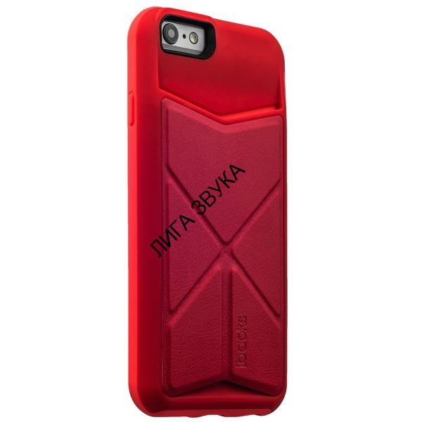 Накладка-подставка iBacks Premium PC Case для iPhone 6s/ 6 (4.7) - Don Quixote Windmill (ip60048) Red