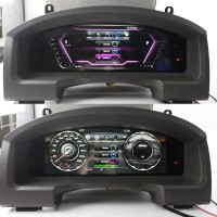 Электронная панель приборов Toyoya Land Cruiser 200 2008-2015 - Carmedia NH-LCD-T01 с сенсорным LCD / ЖК 12.3" экраном QLED