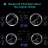 Электронная панель приборов Toyoya Land Cruiser 200 2008-2015 - Carmedia NH-LCD-T01 с сенсорным LCD / ЖК 12.3" экраном QLED