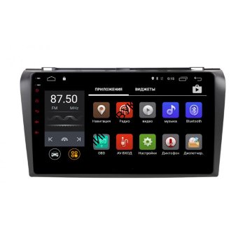 Штатная магнитола Mazda 3 2004-2009 Roximo RX-2413 4G LTE Android Штатная магнитола Roximo 4G RX-2413 для Mazda 3, 2004-2009
