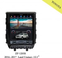 Штатная магнитола Toyota Land Cruiser 200 2015+ Carmedia ZF-1205 Tesla style
