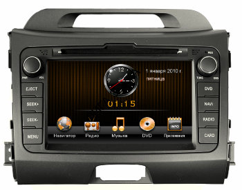 Штатная магнитола KIA Sportage (SL) 2010-2016 Incar CHR-1891SP ШТАТНАЯ МАГНИТОЛА KIA SPORTAGE-3 2010+ (INTRO CHR-1891 SP)