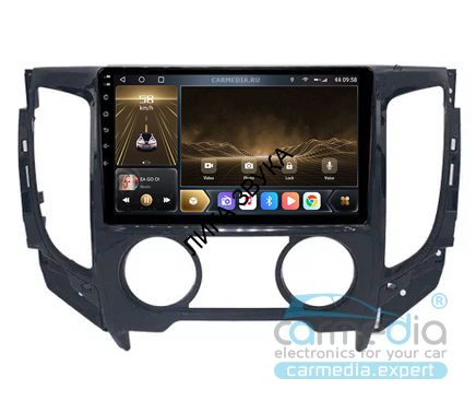 Штатная магнитола Mitsubishi Pajero Sport, L200 2017+ Carmedia SF-9638-2-J Android  