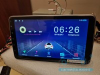 Магнитола 2DIN  с поворотным экраном 10" - Carmedia KP-1007-6128-TS20 на Android 14, ТОП процессор, 6+128Гб, CarPlay, 4G SIM-слот 