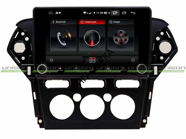 Штатная магнитола Ford Mondeo 4 2010-2014 Unison 10A4 Roll