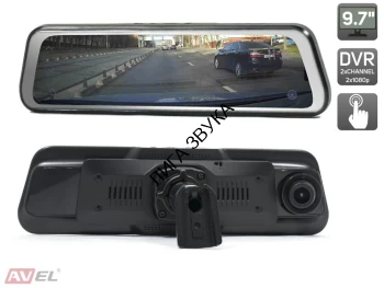 Потоковое зеркало заднего вида Avis AVS0587DVROM (AVS0587DVR (Original mount)) с монитором, видеорегистратором и камерой заднего вида Потоковое зеркало заднего вида AVS0587DVROM (AVS0587DVR (Original mount)) с монитором, видеорегистратором и камерой заднего вида
