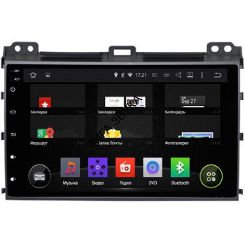 Штатная магнитола Toyota Land Cruiser Prado 120 2002-2009 / Lexus GX470 2002-2009 Incar AHR-2236 Incar AHR-2236 - Штатная магнитола Toyota Land Cruiser Prado 120 Android
