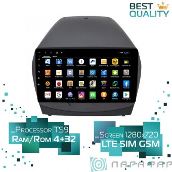 Штатная магнитола Hyundai ix35 2010-2015, Tucson II 2011-2015 Parafar PF361XHD Android 8.1.0 4G LTE  Штатная магнитола Hyundai IX35 2013 Parafar PF361XHD Android 8.1.0 4G LTE 