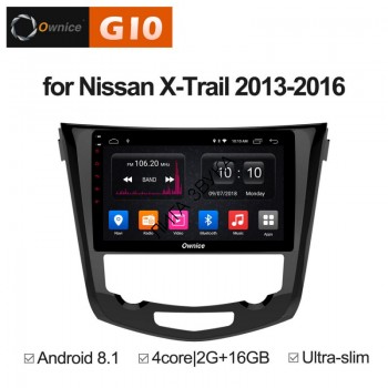 Штатная магнитола Nissan Qashqai II 2014+, X-Trail 2015+ T32 климат-контроль Roximo Ownice G10 S1668E Android 8.1   Штатная магнитола Nissan Qashqai 2, X-trail 3 Ownice G10 S1668E Android 8.1  