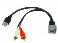 USB-AUX переходник Renault, Lada, Nissan Incar CON USB-LADA