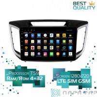 Штатная магнитола Hyundai Creta 2016-2019 Parafar PF407XHD Android 8.1.0 4G LTE  