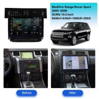 Штатная магнитола Range Rover Sport 2005-2009 Carmedia NH-1303 Android 