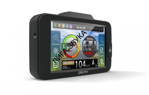 Комбо-устройство 3-в-1 Playme P500 TETRA : видеорегистратор, радар-детектор и GPS-информатор