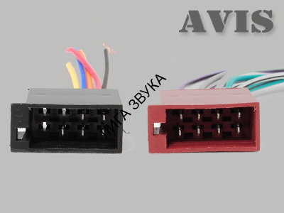 Универсальный разъем, переходник для магнитол, ISO (Female) AVIS Electronics AVS01ISO (#02)