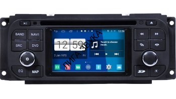 Штатная магнитола Chrysler Voyager, Dodge, Jeep FarCar Winca M201 s160 Android Штатное головное устройство FarCar Winca s160 (m201) для Jeep, Dodge, Chrysler на Android 4.4.4 (4 ядра) 