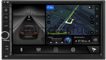 Универсальная магнитола 2 DIN 7 дюймов  Canbox M-Line 5601 Android 4G-SIM, 2/32, DSP, IPS с крутилкой Универсальная магнитола 2 DIN 7 дюймов  Canbox M-Line 5601 Android 4G-SIM, 2/32, DSP, IPS с крутилкой