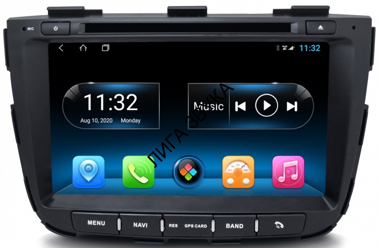 Штатная магнитола KIA Sorento XM 2012-2018 Сlassic, Luxe и Comfort Carmedia KR-8169-S10 Android 4G SIM DSP 