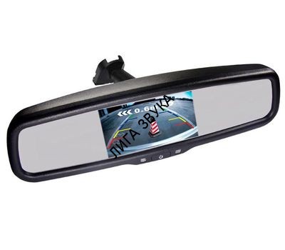 Зеркало заднего вида с 4.3" монитором со штатным крепежом BMW Pleervox PLV-MIR-43STCBMW