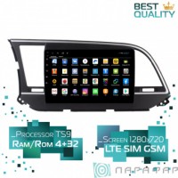 Штатная магнитола Hyundai Elantra VI AD 2016-2019 Parafar PF581XHD Android 4G LTE 