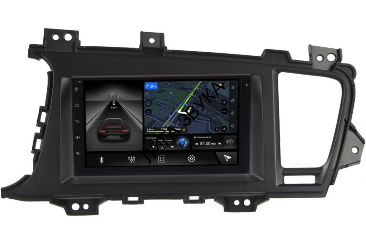 Магнитола в штатное место 2 din Kia Optima III 2010-2013 Canbox M-Line 9863-RP-KIK5-320 на Android 10 4G-SIM, 2/32, DSP