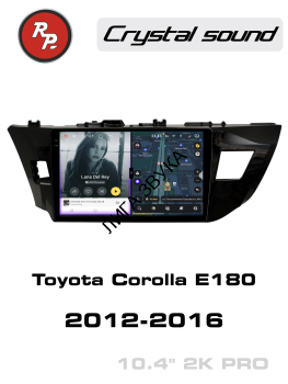Штатная магнитола Toyota Corolla E180 2012-2016 RedPower 85066PRO Автомагнитола RedPower 85066PRO для Toyota Corolla E180 (05.2012-07.2016)
