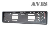 Камера заднего вида в рамке номерного знака AVIS AVS308CPR (CCD)