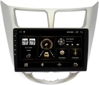 Штатная магнитола Canbox M-Line 4544-9270 Hyundai Solaris, Accent IV 2010-2017 серебро Android 4G-SIM, 2/32, DSP, QLed