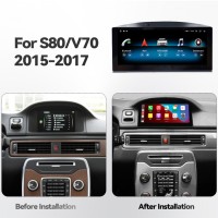 Штатная магнитола Volvo S80 2015-2018 Carmedia JT-V8008 Android, CarPlay, 4G SIM 