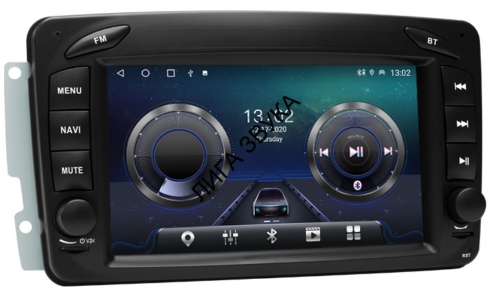 Штатная магнитола Mercedes-Benz G (W463) 2000-2006, C (W203) 2000-2004, A (W168) - Carmedia MKD-7108-S10 Android, CarPlay, SIM-слот