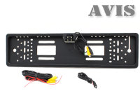 Камера заднего вида в рамке номерного знака AVIS Electronics AVS388CPR (CCD) с LED подсветкой