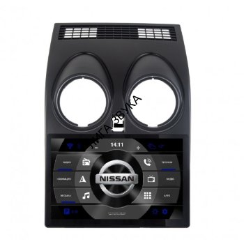 Штатная магнитола Nissan Qashqai J10E 2006-2013 Subini NIS901Y Subini NIS103Y - Штатная магнитола Nissan X-Trail III 2014+ 