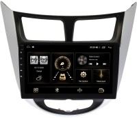 Штатная магнитола Canbox M-Line 4544-9027 чёрная Hyundai Solaris, Accent IV 2010-2017  Android 4G-SIM, 2/32, DSP, QLed 