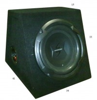 Сабвуферный динамик Lightning Audio l2-d410 in box