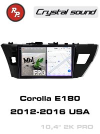 Штатная магнитола Toyota Corolla E180 2012-2016 рынок США RedPower 85166PRO