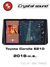 Штатная магнитола Toyota Corolla E210 2018+ RedPower 85072PRO 10 дюймов