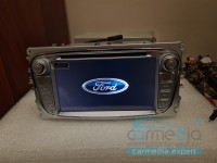 Штатная магнитола Ford Focus II, Mondeo, S-MAX, Galaxy, Tourneo, Transit Connect Carmedia MKD-F746S-P Android  серебро